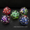 Bescon's Polyhedral Dragon Eye 20 Sides Dice 5pcs Set, Standard Size of 20MM